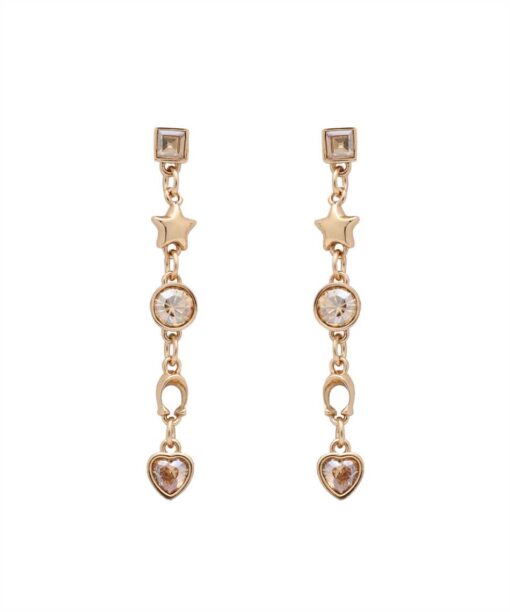 COACH HEART MIX LINEAR Earrings