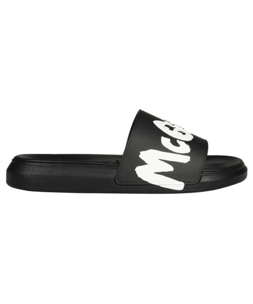 Alexander McQueen GRAFFITI RUBBER POOL Slides