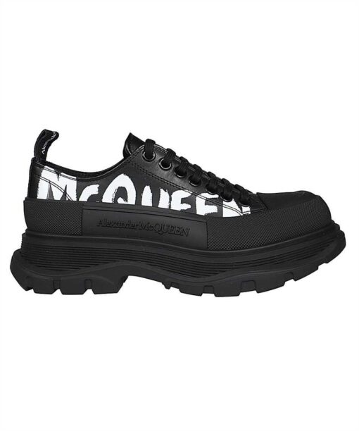 Alexander McQueen GRAFFITI TREAD SLICK LACE UP Sneakers