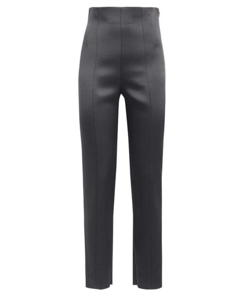 Khaite SLIM-FIT SATIN Trousers