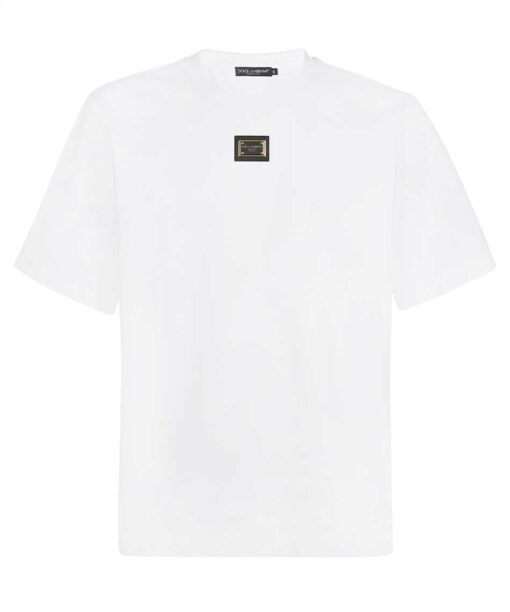 Dolce & Gabbana LOGO-PLAQUE SHORT-SLEEVED T-shirt