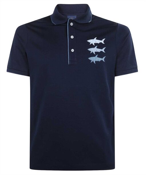 Paul&Shark PRINTED SHARKS PIQUE Polo