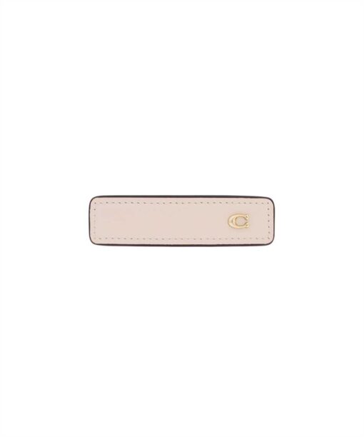 COACH LEATHER BARRETTE Hairclip