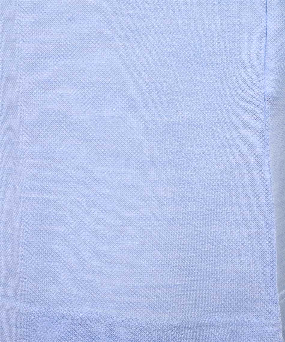 Paul&Shark SHARK TAG COTTON & SILK Polo shirt - Image 3